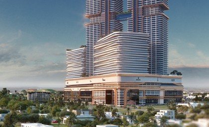 Burj Quaid crown and facade detail